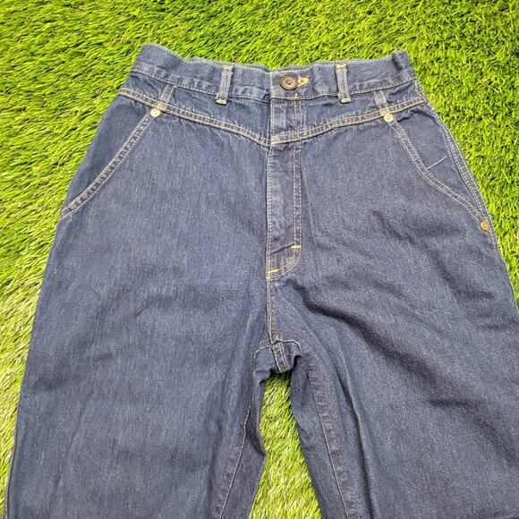 Vintage 80s Lee MS Yoked Rider Jeans Womens 28 Made in USA Tapered Size 6 - Picture 2 of 9